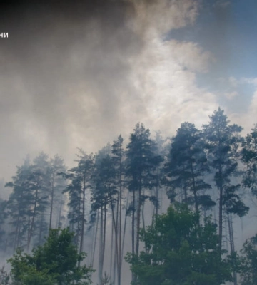 На Харківщині внаслідок масованих обстрілів у Чугуївському районі спалахнули чотири пожежі