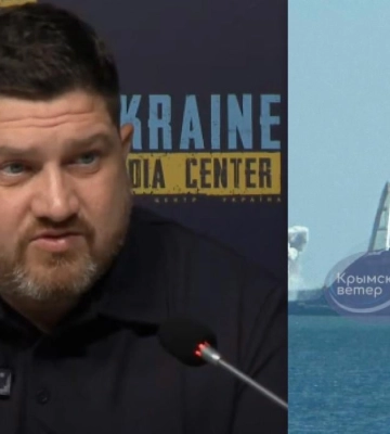 Плетенчук прокоментував виставлені росією баржі вздовж Кримського мосту