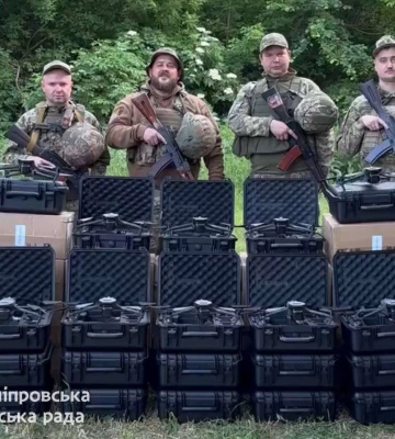 Дніпро – лідер з допомоги захисникам: бійці різних бригад подякували за надані дрони і квадроцикли