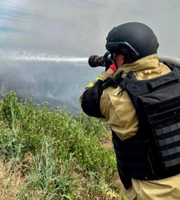 На Херсонщині рятувальники ліквідували 7 пожеж в екосистемах