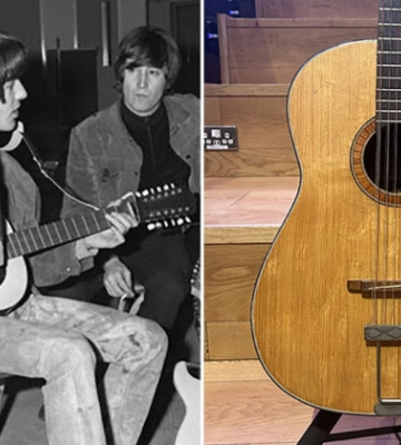 Гітару засновника The Beatles Джона Леннона, яка понад 50 років вважалася втраченою, продали на аукціоні за рекордну суму