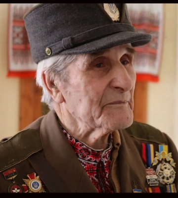 На 90-му році життя помер колишній зв’язковий УПА Василь Хомин
