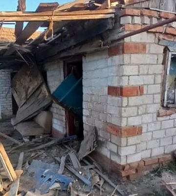 В результате обстрела Никополя погиб пожилой мужчина