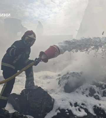 В Харькове произошел масштабный пожар