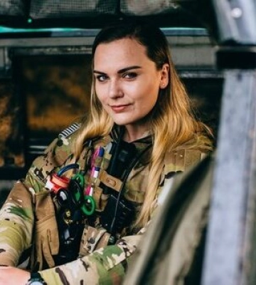 Під час ротації на Харківському напрямку загинула парамедикиня з «Госпітальєрів» Ірина Цибух