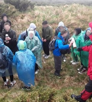 ДСНС врятувала школярів, які заблукали в Карпатах