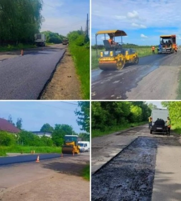 На Ужгородщині відновлюють 10 кілометрів доріг