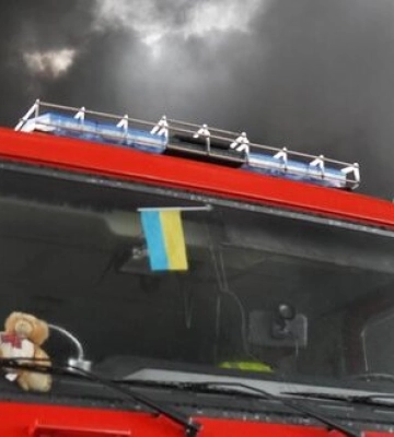 Вспыхнул пожар на промпредприятии в Роменском районе Сумщины