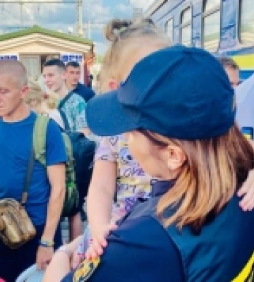 У Ковелі 9 червня зустріли евакуаційний поїзд з Харківщини