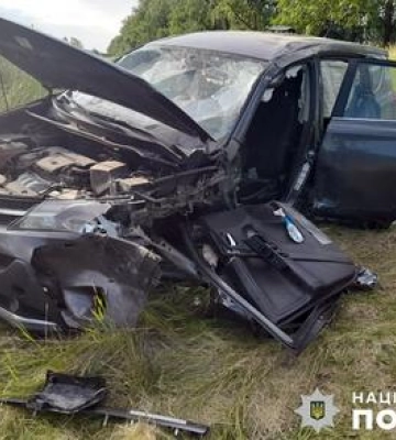 ДТП на Полтавщині: внаслідок зіткнення автомобілів постраждало 2 осіб