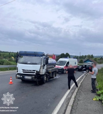 На Львівщині на трасі Київ-Чоп сталася ДТП з потерпілими