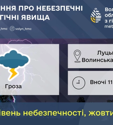 На Закарпатті оголошено штормове  попередження