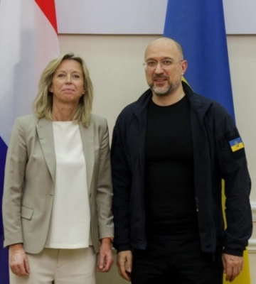 Шмигаль обговорив спільні оборонні виробництва з головою Міноборони Нідерландів