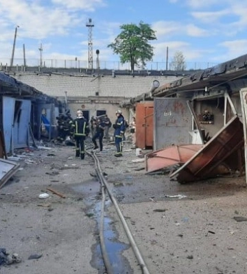 Наслідки російського авіаудару по Харкову показала ОВА