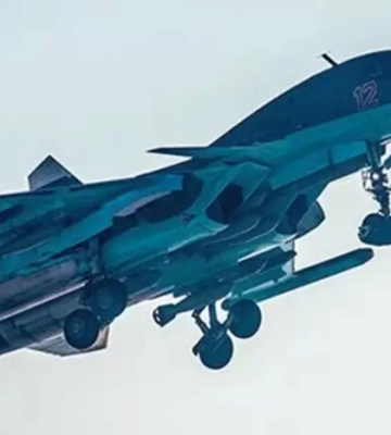 Російський винищувач Су-34 розбився у Північній Осетії