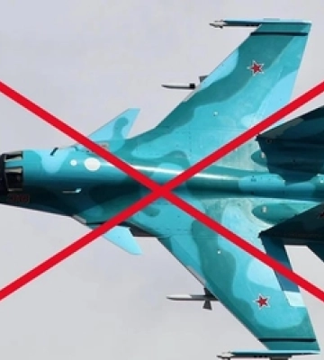 На росії розбився винищувач Су-34 – екіпаж загинув