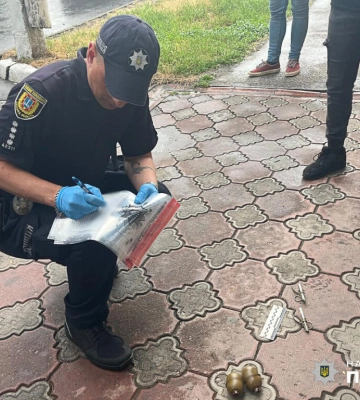 В Ізмаїлі поліцейські затримали місцевого жителя під час збуту двох гранат