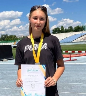 Спортсменка з Конотопу виборола срібло на Чемпіонаті України з легкої атлетики