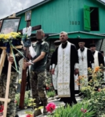 Волиняни попрощалися із захисником України Тарасом Жуковським