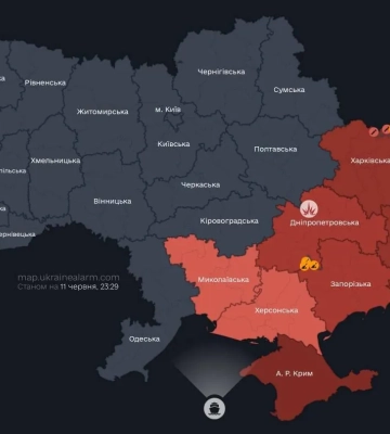 Новая группа БпЛА с Херсонщины нацелились на северо-запад Украины