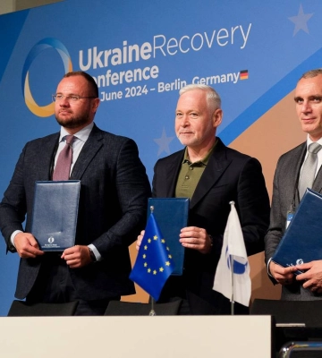 Сенкевич у Берліні підписав договір з ЄБРР про €25 млн на водопостачання для Миколаєва