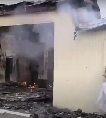 Оккупанты ударили по пожарной части под Харьковом (видео)