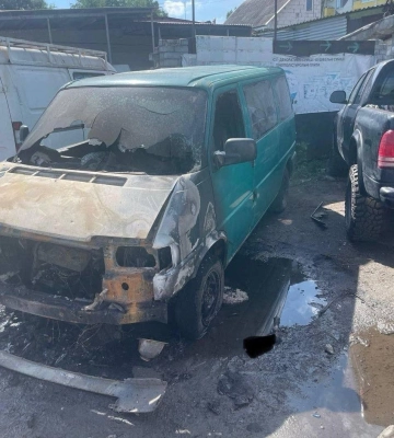 Підпал автомобіля ЗСУ: правоохоронці Дніпропетровщини відкрили кримінальне провадження