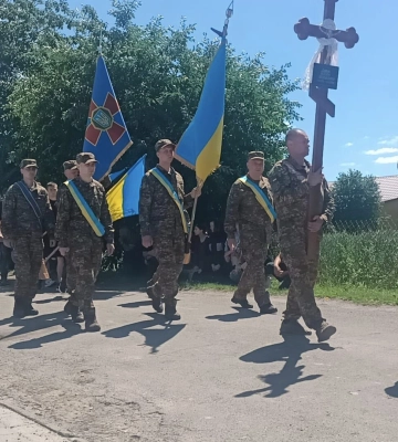 На Волині поховали загиблого нацгвардійця Віктора Ляшука