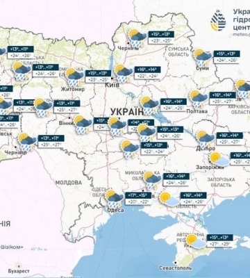 Прихватите зонтик: какой будет погода на Киевщине 31 мая