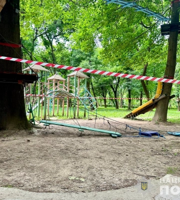 В Ужгороді у парку на одній з локацій травмувалися діти