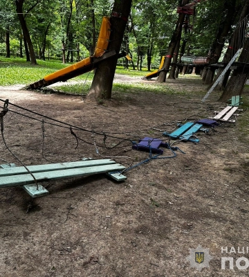 В Ужгороді у парку на одній з локацій травмувалися діти