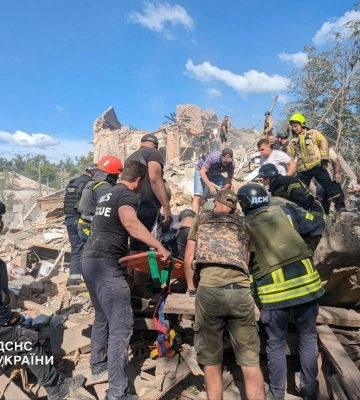 6 загиблих, 11 поранених ракетний удар по Кривому Рогу