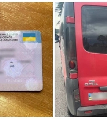 На Волині водій Opel їздив з «лівими» правами  