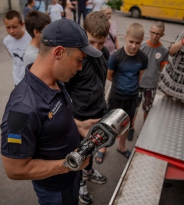 На Сумщині відкрили перший Клас безпеки у пожежно-рятувальному підрозділі