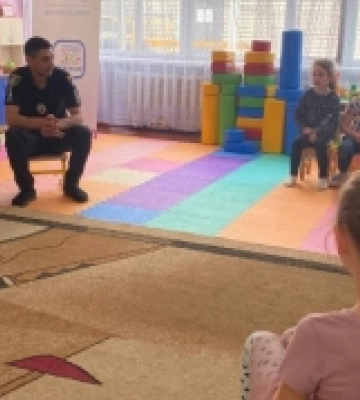 У Баштанці ювенальні поліцейські провели пізнавальне заняття для дошкільнят