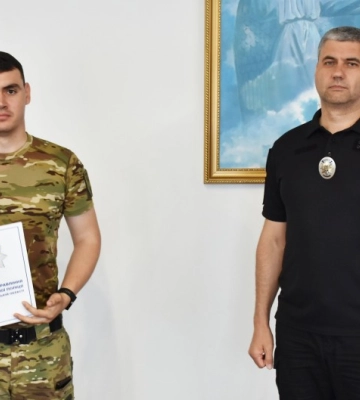 У Кропивницькому поліцейські вибухотехніки отримали заохочення