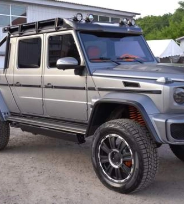 Умільці з Житомира створили унікальний пікап Mercedes-Benz G-Class