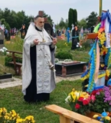 У селі на Волині ушанували пам’ять загиблого захисника