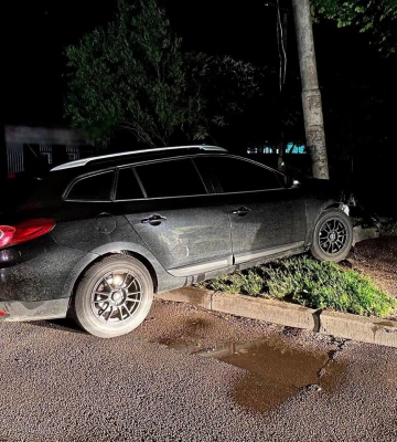 У Харкові нетверезий водій врізався в дерево