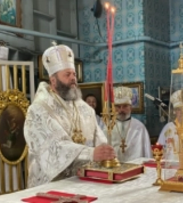 Владика Михаїл очолив храмове свято в Горохові