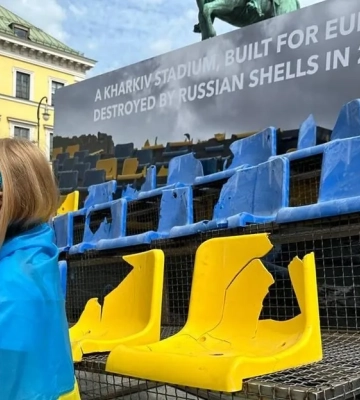 Як нагадування про війну: до Євро-2024 в Мюнхені встановили трибуни зі стадіону "Сонячний", який знищила росія