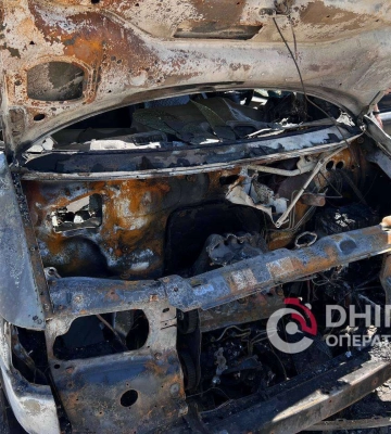 Механік розповів про стан військової автівки, яку підпалили у Дніпрі на вулиці Яскрава