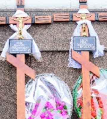 Дві труни, два короваї: у Луцьку відспівали лучанина Вячеслава Овчара та харків&#039;янина Юрія Дрофу
