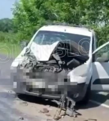 На Волині зіткнулися мінівен та рейсовий автобус