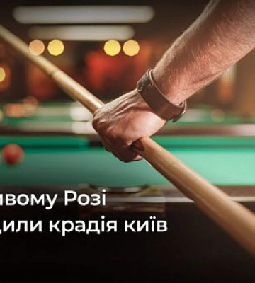 В Кривом Роге осудили мужчину, который украл из кафе два кия