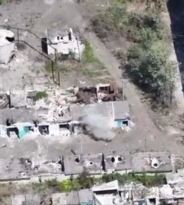 Поліцейські дронами знищили позиції окупантів у Часовому Яру