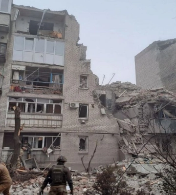 Поліцейські дронами знищили позиції окупантів у Часовому Яру