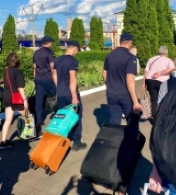 На Волинь прибув черговий евакуаційний потяг з Харківщини