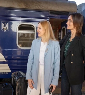В Украину прибыла глава Сейма Литвы
