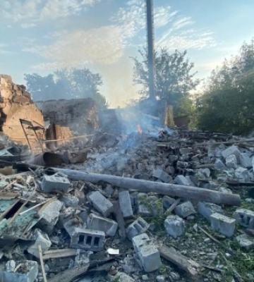 За добу росіяни 9 разів обстріляли населені пункти Донеччини, загинула людина